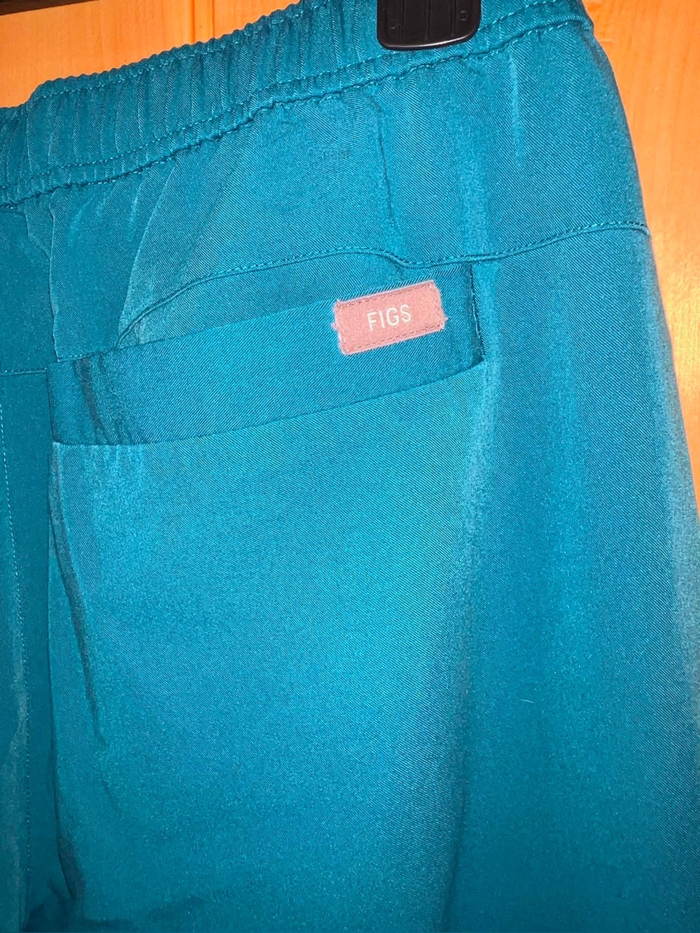 Figs Technical Collection Teal Scrub Pants- Womens Size Large - Picture 4 of 8